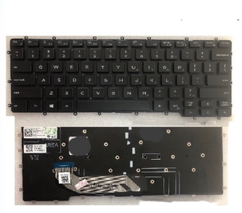 Bàn phím dùng cho laptop Dell Latitude 7400 2IN1 đen LED