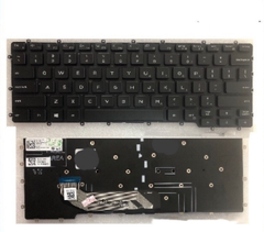  Bàn phím dùng cho laptop Dell Latitude 7400 2IN1 đen LED 