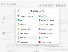  Cách đăng file vào group với giao diện Facebook mới trên máy tính 