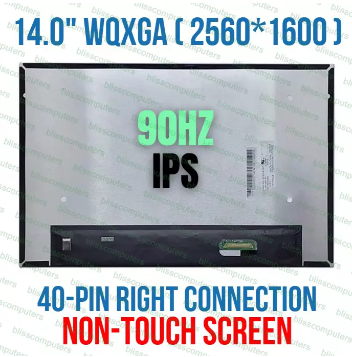 Màn hình laptop 14.0 LED mỏng 40 chân 2K+ cáp trên màn NE140QDM-N41