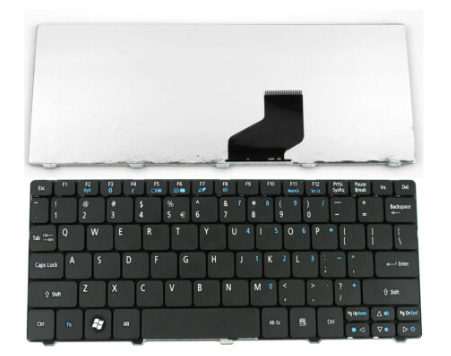 Bàn phím dùng cho laptop Acer D255 D257 D260 521 533 đen