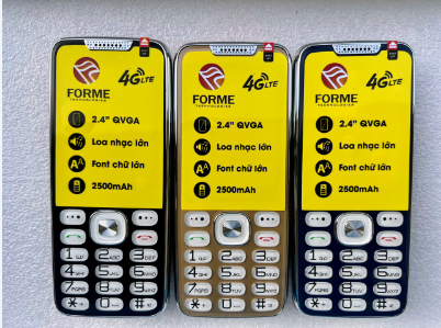 Điện thoại FORME Q8 4G Tím