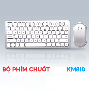 Bộ phím chuột không dây Forder KM810 (Trắng)