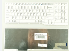  Bàn phím dùng cho laptop Fujitsu AH555 trắng 