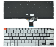  Bàn phím dùng cho laptop Asus M3400 bạc LED 