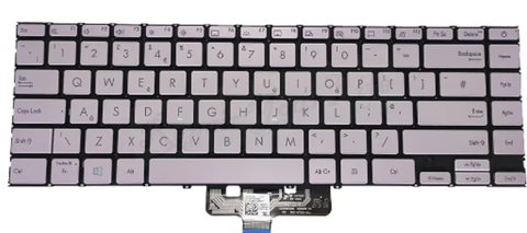 Bàn phím dùng cho laptop Asus Q408 Q407 xám LED
