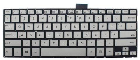 Bán phím laptop Asus UM433 bạc LED