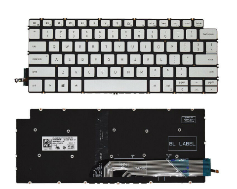 Bàn phím dùng cho laptop Dell Inspiron 7491 7490 5390 5391 5490 bạc