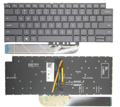  Bàn phím dùng cho laptop Dell Vostro 5310 5410 5320 Latitude 3420 3320 đen LED 