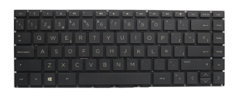 Bàn phím dùng cho laptop HP 14BS 14BF 340SG7 đen LED