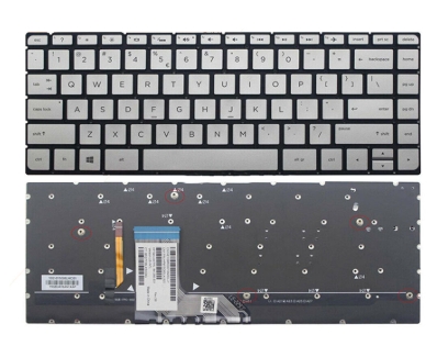 Bàn phím dùng cho laptop HP 15AP bạc LED