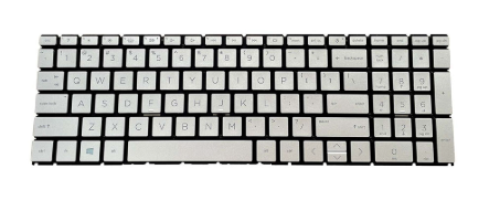 Bàn phím dùng cho laptop HP 15EG 15EH bạc LED
