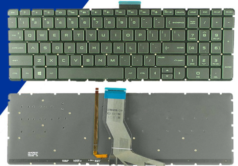 Bàn phím dùng cho laptop HP 15AB 15AU LED xanh