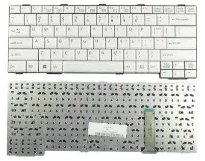 Bàn phím dùng cho laptop Fujitsu SH561 A561 trắng