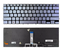  BÀN PHÍM DÙNG CHO ASUS UX392 BẠC XANH LED 