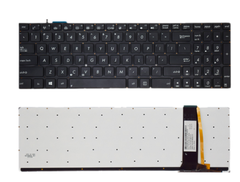  Bàn phím dùng cho laptop Asus N56 Q550 N550 đen LED 