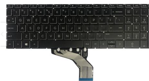 Bàn phím dùng cho laptop HP 15DA 15CS đen LED