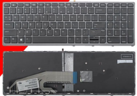 Bàn phím dùng cho laptop HP Zbook 15G3 15G4 17G3 chuột LED ZIN