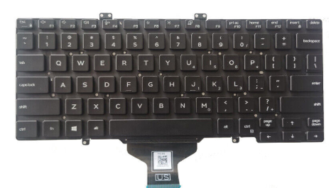 Bàn phím dùng cho laptop Dell Latitude 5520 5521 (2021) Precision 3560 3561 LED