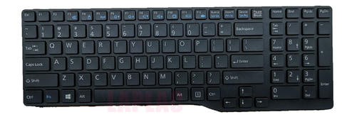 Bàn phím dùng cho laptop Fujitsu AH556 đen