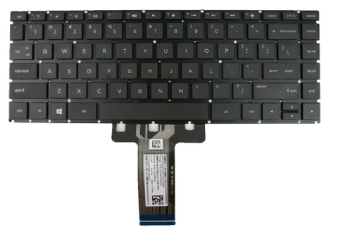 Bàn phím dùng cho laptop HP 14BS 14BF 340SG7 đen