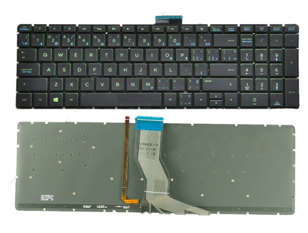 Bàn phím dùng cho laptop HP 15BS LED xanh