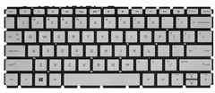  Bàn phím dùng cho laptop HP 13D bạc 