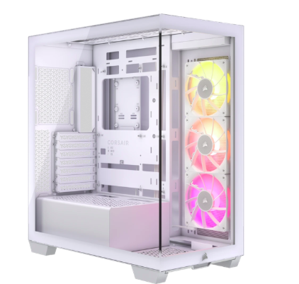 Vỏ máy tính Corsair iCUE LINK 3500X TG Mid Tower White (CC-9011281-WW)