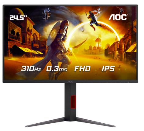 Màn hình AOC Gaming 25G4S/74 (24.5inch, FHD, Fast IPS, 310Hz, 0.3ms)