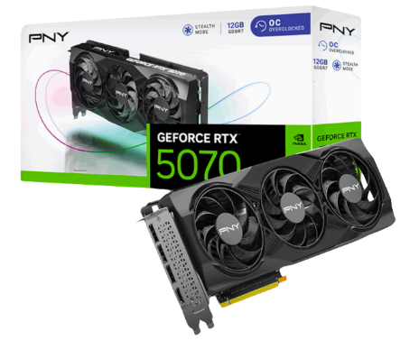 Card Màn Hình PNY GeForce RTX 5070 Triple Fan 16GB