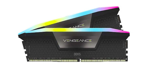 RAM desktop Corsair DDR5, 6000MHz 64GB 2x32GB DIMM, VENGEANCE RGB Black Heatspreader, RGB LED, 1.25V (2 x 32GB) DDR5 6000MHz (CMH64GX5M2B6000C38)