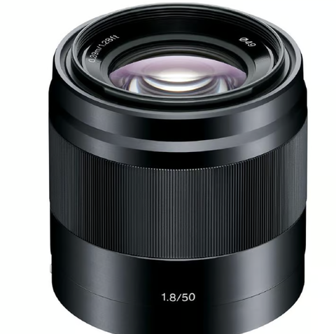 Ống kính Sony E 50mm F1.8 OSS / SEL50F18/ Đen