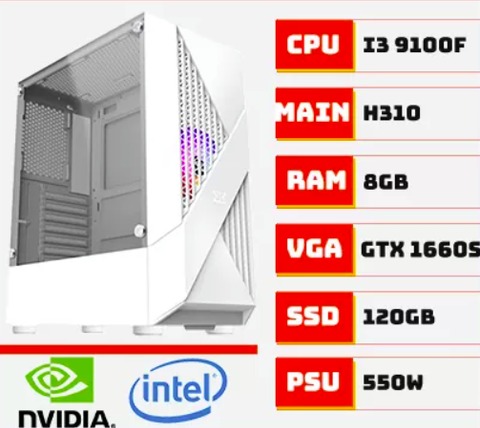 PC GAMING i3 9100F GTX 1660 Super | RAM 8GB | SSD 120GB – TGPCGM020