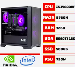  PC ĐỒ HỌA i5 14600KF RTX 5060Ti 16GB | RAM 32GB | SSD 500GB – TGPCDH028 