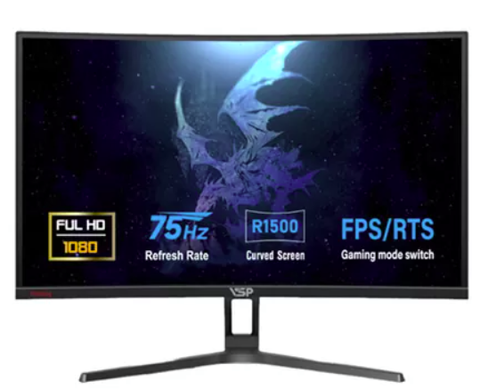 Màn hình cong VSP CM2705H 27inch 75hz Black