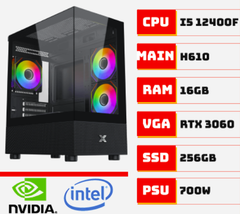  PC GAMING i5 12400F RTX 3060 | RAM 16GB | SSD 256GB – TGPCGMN009 