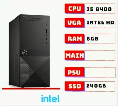 Máy bộ DELL 3670MT i5 8400 | RAM 8GB | SSD 120GB – TGPCDB009