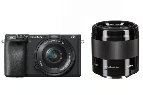 Máy ảnh Sony Alpha ILCE-6400L/ A6400 Kit 16-50mm + E 50mm F1.8 OSS / SEL50F18/ Đen