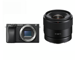  Sony Alpha A6400 Body + Sony E 11mm F1.8 