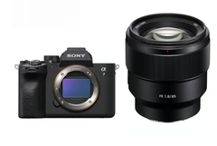  Sony Alpha A7 Mark IV Body + Sony FE 85mm F1.8 