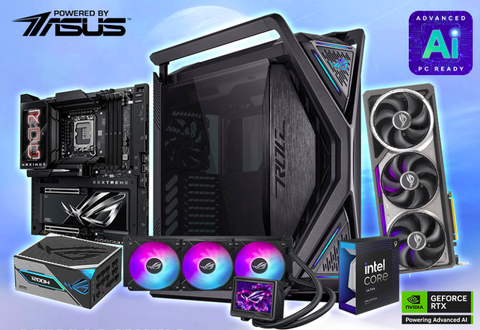 PCAP ASUS ROG Gaming Master RTX5090 ( Utra9 285K - RTX 5090 - 96GB DDR5 RAM - SSD 1TB - Tản ROG 360 ARGB)