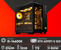  PC GAMING ASUS TUF (i5-14600K, RTX 4070 Ti Super 16G, Ram 32GB, SSD 1TB, 850W) 