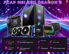  PCAP MSI RED DRAGON 9 ( ULTRA 9 285KF- RTX 5090 32GB - 32GB RAM - 1TB SSD) POWERED BY MSI 