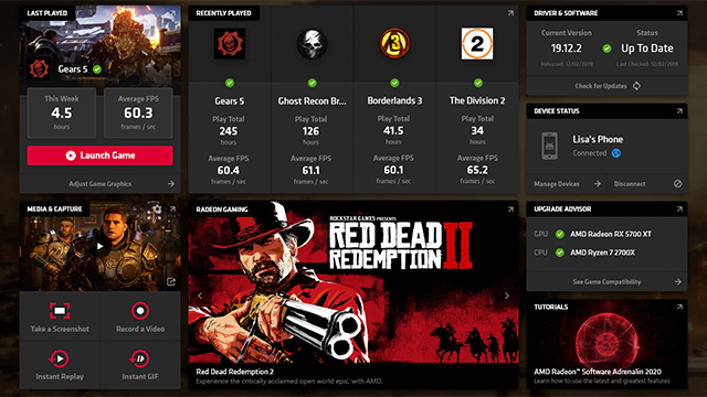Amd Adrenalin Software Adrenalin 2020 Edition Radeon Softwar Amd
