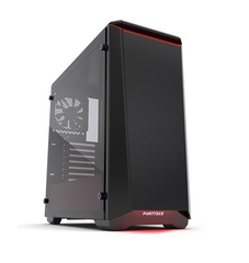  Case Phanteks Eclipse P400s Tempered Glass - Black / Red 