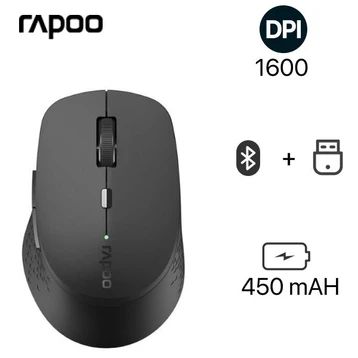 Chuột không dây Rapoo M300 Qi Charge Silent