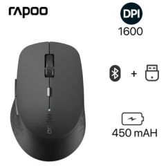 Chuột không dây Rapoo M300 Qi Charge Silent 