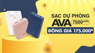 Săn deal xả láng cùng loạt pin sạc dự phòng dung lượng lớn giảm sốc, giá rẻ bất ngờ chỉ từ 175 ngàn đồng