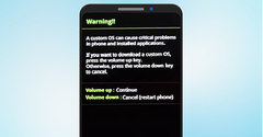  Lỗi A custom OS can cause critical problems in phone... là gì? 
