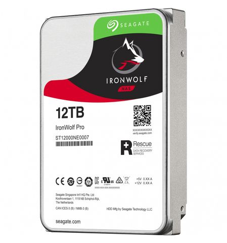 Hdd Seagate Ironwolf Pro 12Tb 3.5'' Sata 7200Rpm 256Mb Cache